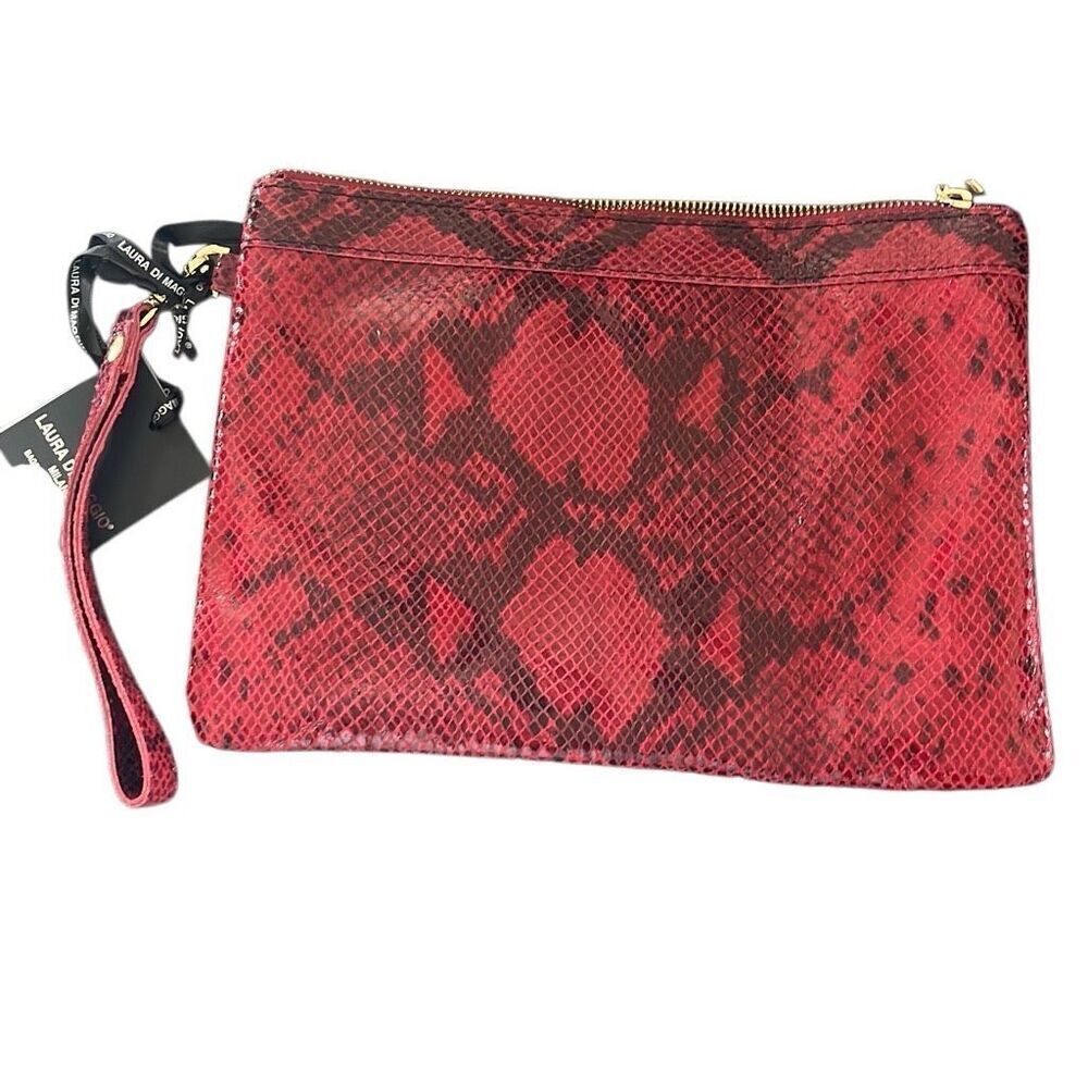 Laura DiMaggio made in Italy, genuine leather cosmetic pouch